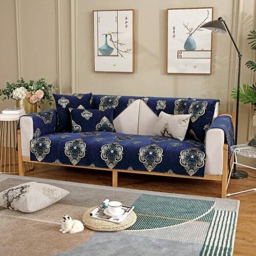 Fashion Chenille Jacquard Sofa Towel Soft Vintage Sofa Cover Four Season Universal Anti-slip Couch Covers for Living Room
