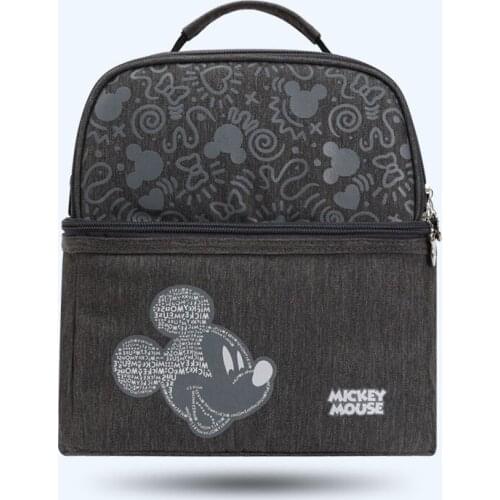 Disney Mickey Minnie Diaper Bag Large Capacity Thermal Insulation Bag Outdoor Travel Backpack Mummy Baby Care Nursing Handbag
