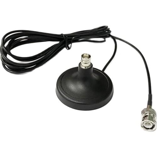 1PC Wireless Antenna Base Microphone Magnetic Base 3m Cable RG174 with BNC Male Connector NEW Wholesale