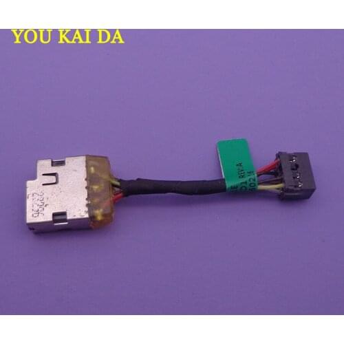 1 pcs Original New DC Jack with cable For HP Pavilion 15-N 15-N000 15-N100 15-N200 15-n010us DC Power Jack connector 730932