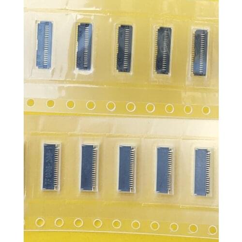 10PCS/LOT FOR Macbook Air A1466 A1465 trackpad keyboard IPD flex connector 20PINS J4800 socket for 2013-2016 models