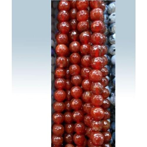 2015 46/8/10/12MM Natural Brazilian Faceted Round Gems Loose Beads Semi-Precious Fashion jewelry Natural Stone 15inch