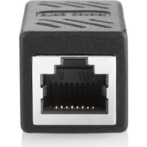 5pcs Cat6 Ethernet Adapter 8P8C RJ45 Connector Network Extension Cable Adapter for Ethernet Cable Female to Female