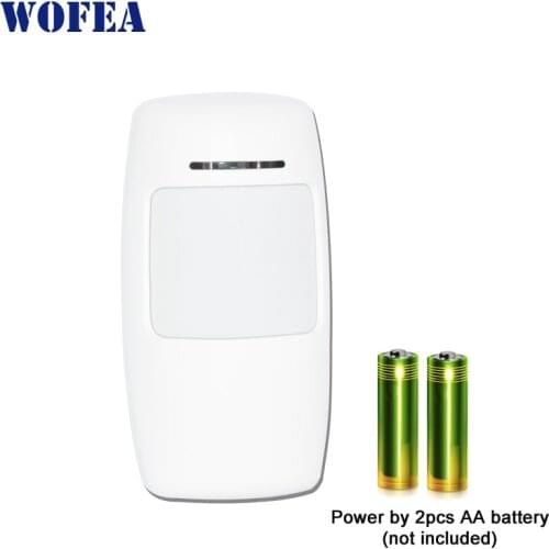 Wofea wireless PIR infrared sensor motion detector 1527 Type 3V power for home security alarm 433mhz