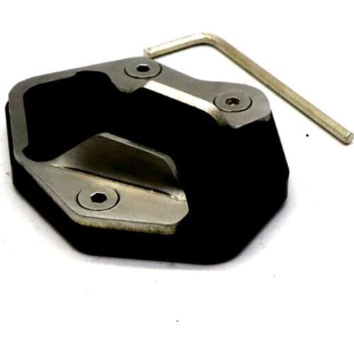 Motorcycle Side Stand Enlarger CNC Kickstand Plate For Triumph Tiger800 2013-2018 Extension Foot Pad Parts