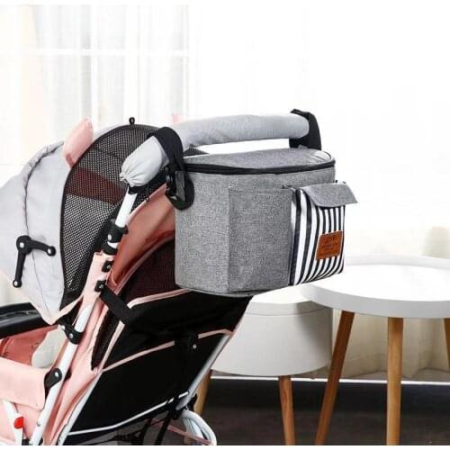 Large Capacity Baby Stroller Bag Mommy Shoulder Bag Baby Stroller Organizer Bag Travel Baby Care Diaper Bag Stroller Accessories