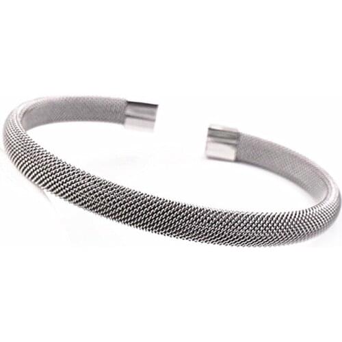 Stainless Steel Jewelry For Woman Barbed Wire Cuff Bracelet Fashion Summer Jewelry Accessories Mass Effect Bangle For Women