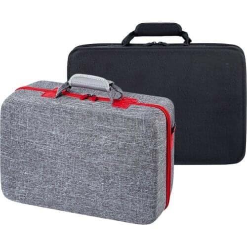 Large Capacity Carrying Case Storage Box Shell for PS5 Console Controller Charging Station Headset Game Discs J0PB