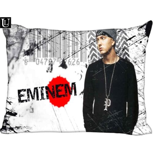 Custom Eminem Rectangle Pillowcase zipper Classic Pillow Case DIY Pillow Case With Your Picture 20x30inch