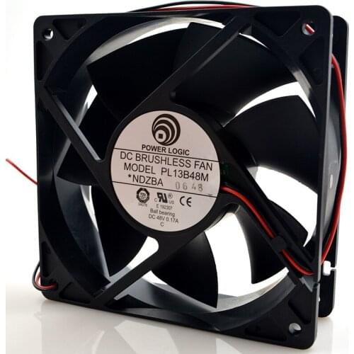 FOR POWER LOGIC/ Source Power PL13B48M 48V 0.17A 12038 12CM double beads Heat dissipation Fan