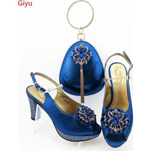 Doershow new come shoes And Bag Set New 2019 Women Shoes And Bag Set In Italy Italian Shoes with Matching Bags Set! SIA1-26