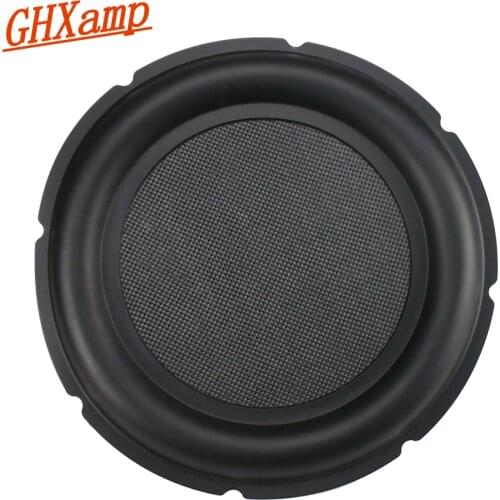 GHXAMP 10 Inch Bass Radiator Passive Loudspeaker Vibration Plate Audio Auxiliary Basin Speaker Repair Parts Rubber Edge 1pc