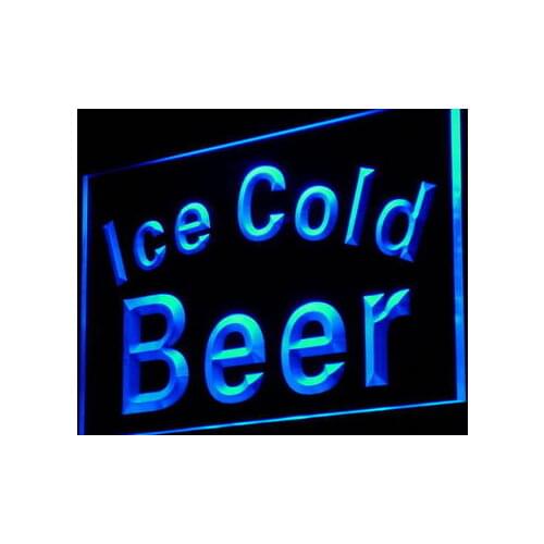 I857 Ice Cold Beer Bar Pub Club Decor Neon Light Light Signs On/Off Switch 20+ Colors 5 Sizes