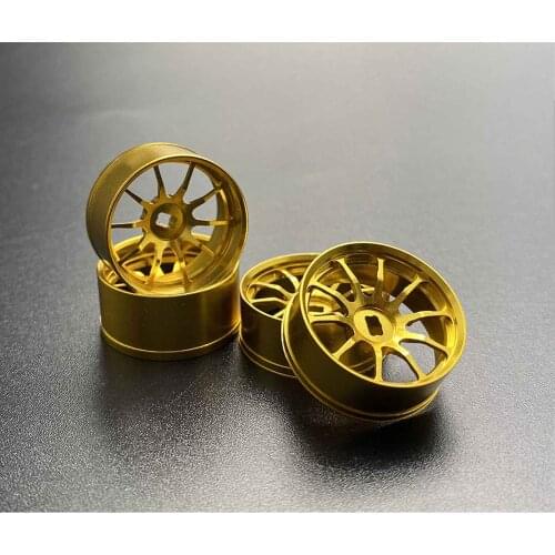 Metal High Precision Gold 22MM Wheel Hub for Mosquito MINI-Z AWD MA020 030 ATM DRZ BZ3 GLA GLD RC Car Upgrade Parts Universal