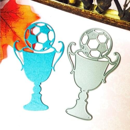 Football trophy metal cutting dies for Scrapbooking DIY Scrapbook Paper Card Maker decoration decoration template Stencils dies
