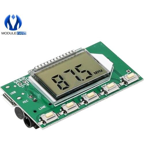 FM Transmitter Module Wireless Microphone Circuit Board Computer Audio Transmitting DC 3v 5V FM Module 87.0MHz-108.0MHz