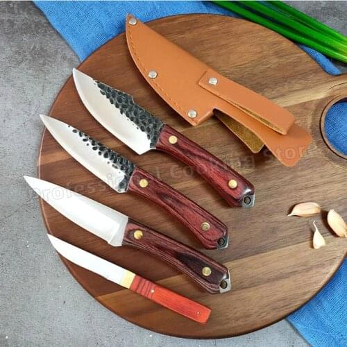 Forged stainless steel deboning knife set Fish slicing knife Cooking knife Meat cleaver Kitchen knife