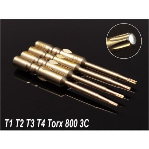 4/5Pcs Set Magnetic Precision TORX Screwdriver Drill Bits Dia 4mm Round Shank Electric Screw Driver S2 Hand Tool Kit For 800, 3C