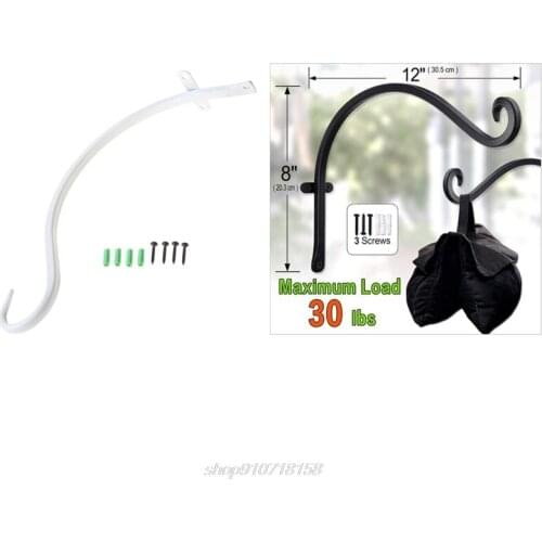 Nordic Wall Hanging Flower Pot Support Plant Bracket Hook Hanger Holder Balcony Home Decoration M11 21 Dropship
