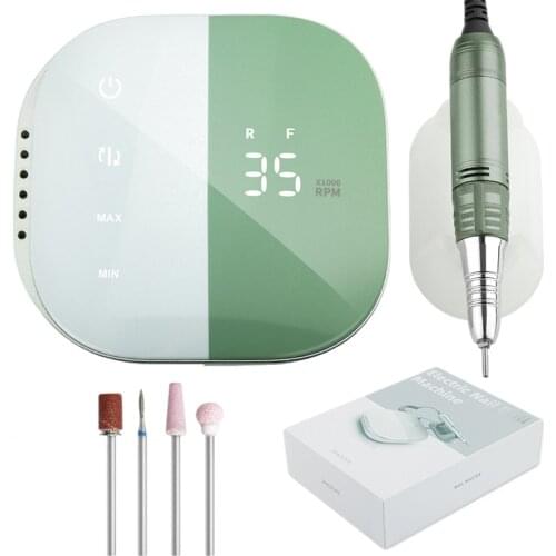 NEW 35000RPM Electric Manicure Machine 30W Professional Nails Drill Machine For Pedicure Mill Cutter Sets For Manicure Nail File