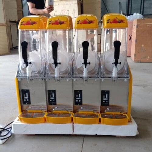 Single Cylinder Snow Melting Machine Sand Ice Machine Yellow Cold Drink Maker 550W