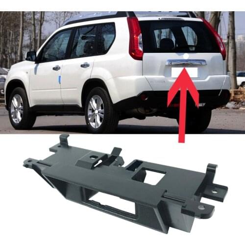 Roavia For Nissan X-Trail X Trail XTrail 2008-2013 Rear Trunk Tailgate Boot Trunk Switch Base bracket key Plate Garnish Frame