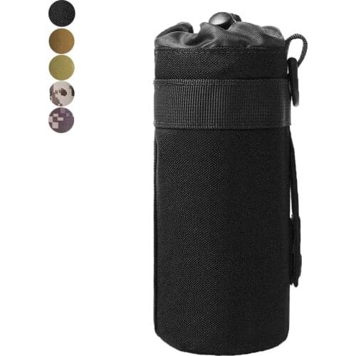 Tactical Molle Water Bottle Pouch Upgraded Travel Water Bottle Holder Bag Outdoor Hydration Carrier for Camping Hiking Fishing