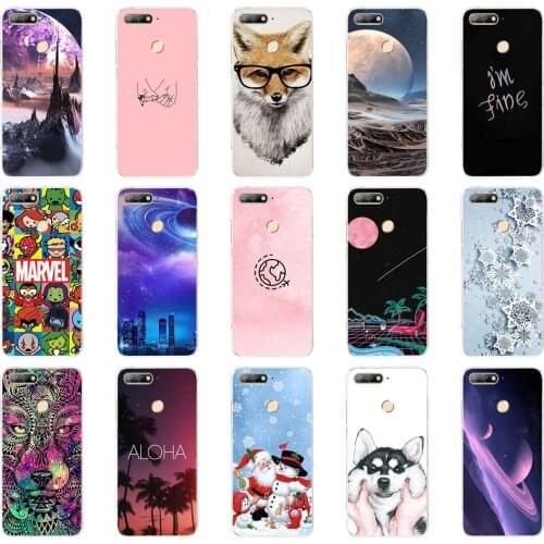 U For Huawei Honor 7A pro 5.7"inch AUM-L29 Case Soft Silicon TPU Phone Back cover 360 Protective Case For Huawei Honor7A pro
