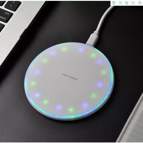 Ultra-thin 10W Fast charger for iphone 12 11 pro max XS XR X 8 plus the wireless charger for samsung Galaxy S20 S10 S9 S8 plus