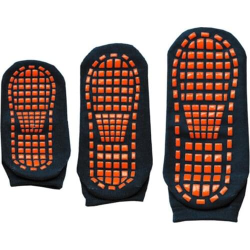 1-12 Years Old Childrens And Adults Non-slip Socks Floor Breathable Footwear Thin Yoga Socks Trampoline Elastic Stockings