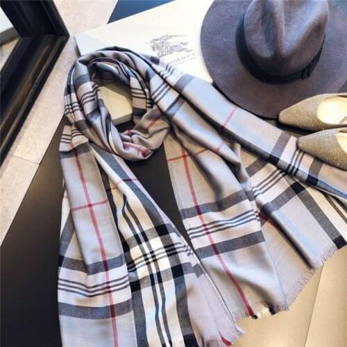Scarf Women Autumn Winter Scarves Fashion Large Shawl Plaid Tassel Scarves Wraps Female Neck Headband Hijabs Stole