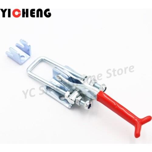 1Pcs GH-431 durable Lock fast clamp pull buckle hasp lock woodworking clamps clamp BBQ Smoker lock Door buckle 318Kg Rally