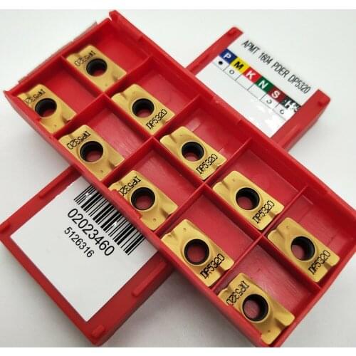 10pcs APMT1604 PDER DP5320 milling carbide insert turning tool Lathe Milling cnc tools milling cutter finishing APMT1604PDER