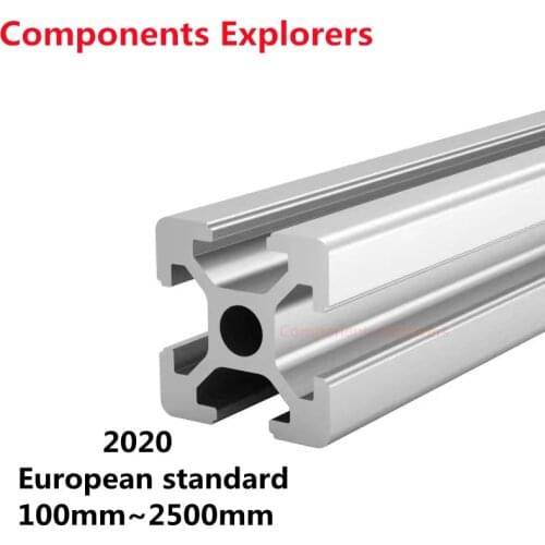 Arbitrary Cutting 1000mm 2040 Black Aluminum Extrusion Profile,Black Color