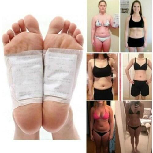 20pcs=(10pcs Patches+10pcs Adhesives) Detox Foot Patches Pads Body Toxins Feet Care Anti Cellulite Herbal Adhesive Foot Tool