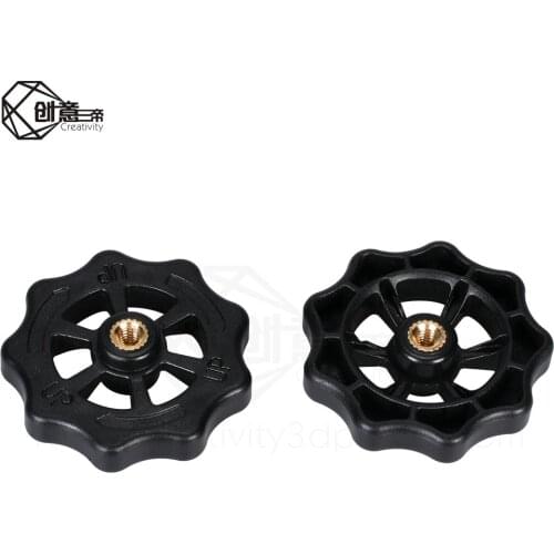 3D Printer Parts Big Hand Twist Auto Leveling Nuts M4*39MM For CR10 CR-10S 3D Printer Parts Heated Bed Screw Ajustment Nut