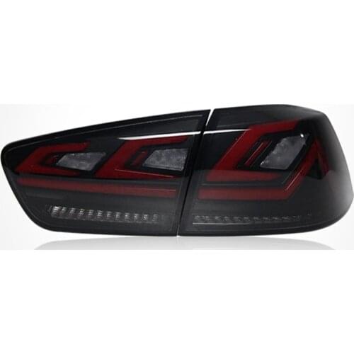 For Mitsubishi lancer taillight assembly modification LED marquee running light brake light reversing streamer turn signal