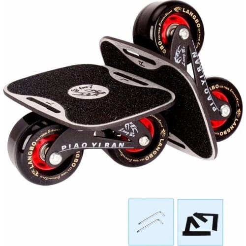 Original Langbo Drift Board for Freeline Skate board Player, 72*43mm PU Wheel, 140*170mm Board Size, for Adult Kid Skating