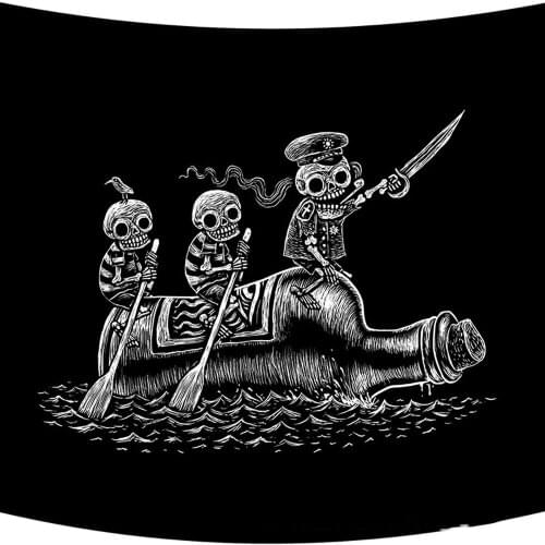 Buddha Indian Mandala Tapestry Wall Hanging Psychedelic Boho Decor Macrame Hippie Witchcraft Yoga