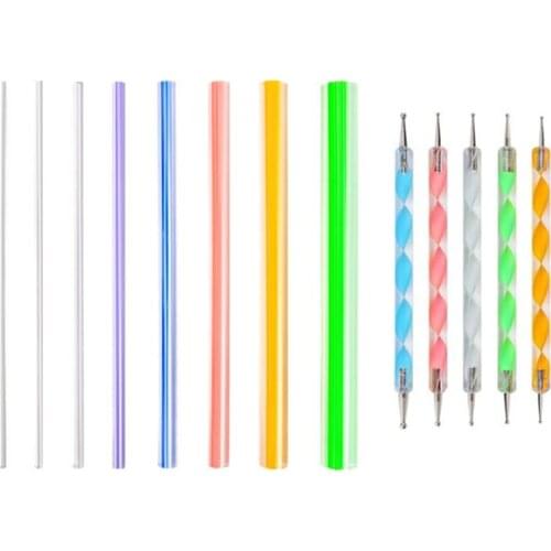 Mandala Dotting Tools Set for Painting Rocks,Painting Rocks Dot Kit,Acrylic Stick,Point Drill Tool,Stencil DIY Wall Art