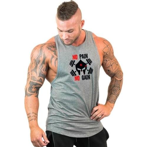 Bodybuilding Brand Tank Top Men Stringer Tank Top Fitness Singlet Sleeveless Shirt Workout Man Undershirt Gym Clothing