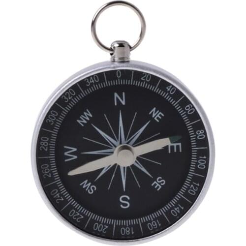 Mini Keychain Aluminum Compass Camping Wild Survival Travel Hiking Navigation