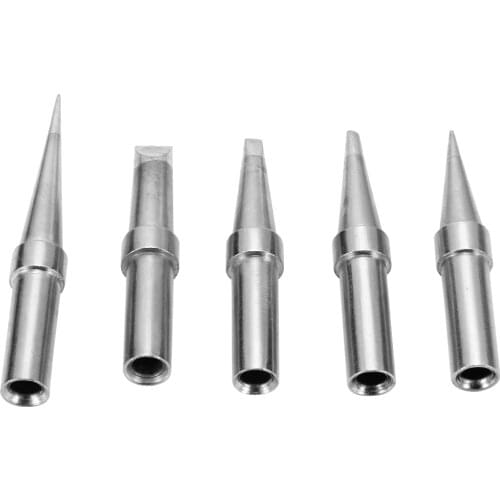 5pcs/set Lead-free Soldering Iron Tip Welding Tips Kit ETA ETB ETD ETS ETT For Weller WESD51 WESD50 WCC100