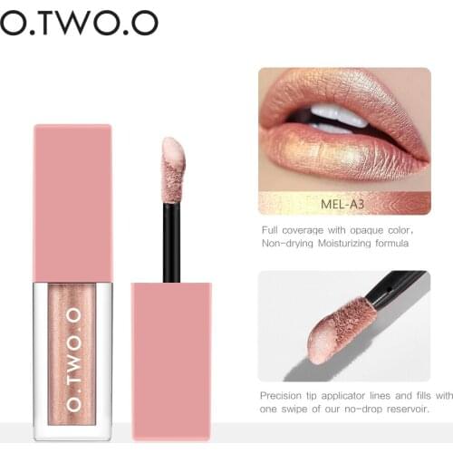 O.TWO.O Hot Sale Lip Gloss Set Matte Liquid Lipstick Set No Sticky Lip Tint Long Lasting Lips Makeup Cosmetic Kit 4pc