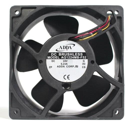 New original AQ1224MB-F52 12038 24V 0.23A 12CM inverter full waterproof fan