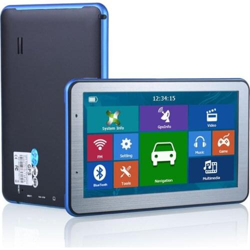 Oriana 7" HD 8G 256MB Capacitive Car GPS Navigation FM Bluetooth AVIN latest Europe Map Truck gps navigators