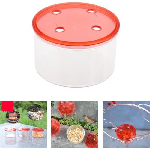 Plastic Hummingbird Feeder Box Bird Feeder for Garden Patio Decor Accessory