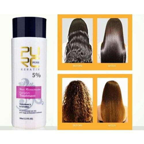 PURC 100ml Purifying Straight Hair Care Hair Scalp Repair Hair Shampoo Brazilian Care Scalp Damaged Keratin L5X7
