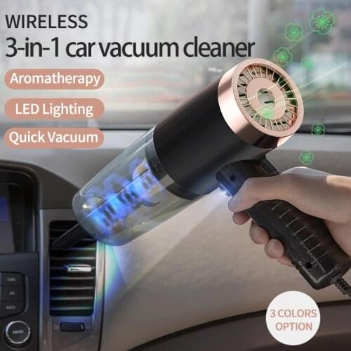 Handheld Wireless Car Vacuum Cleaner Portable High Power Cyclone Auto Vacume Cleaner Wet and Dry Cleaner for Car Home Pet Hair