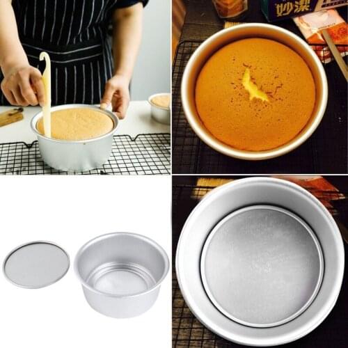 Sunshine NL 6" Aluminum Alloy Non-stick Round Cake Bake Mould Pan Kitchen Tool